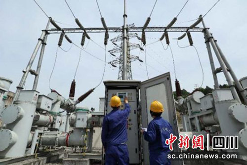 中新网：国网绵阳供电公司科学应对北川地震 电网运行正常