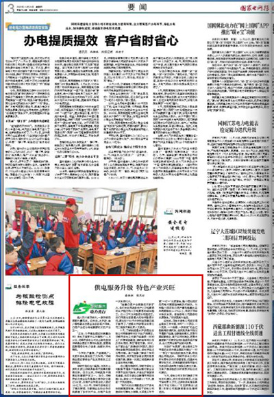 《国家电网报》：供电服务升级 特色产业兴旺1.jpg