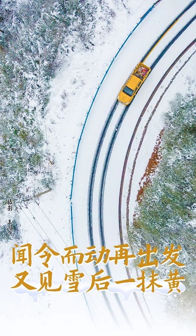 电网头条：这里的雪下得认真，他们保电更认真！1.jpg