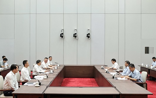 庞骁刚总经理会见江苏省委常委、常务副省长马欣