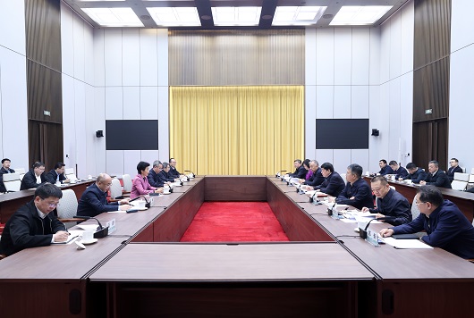 张智刚董事长与黑龙江省省长梁惠玲举行会谈