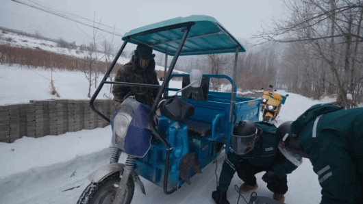 新春走基层|应急送电暖归途