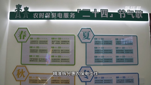 【新华社】二十四节气服务歌精准助力农时保电